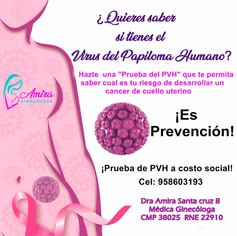 Amira Ginecologa Obstetra - Prueba de VPH